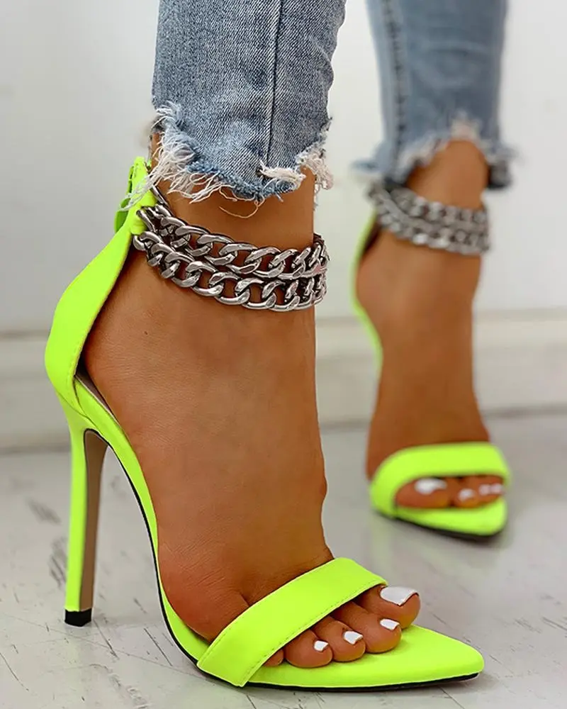 Large Size High Heels Stiletto Women Sandals