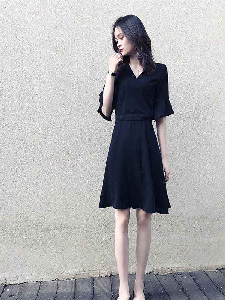 Waist temperament dress