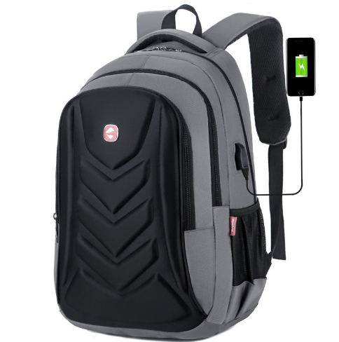 Men's USB Charging Waterproof Laptop Backpack - Picture 4 of 5