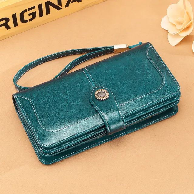 Ladies long clutch Blue - Shop at LoveMi