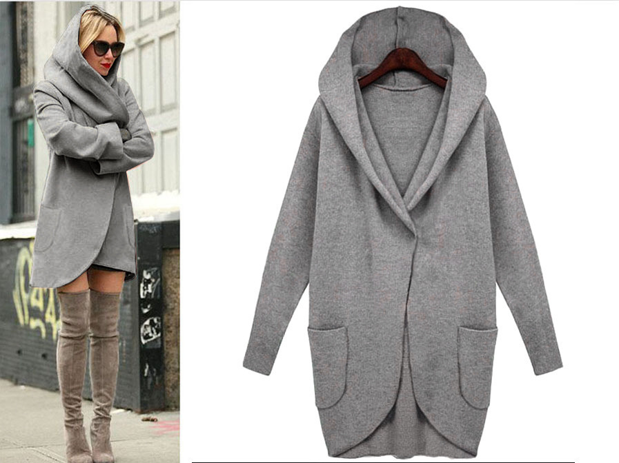 Long sleeve fashion loose woolen coat
