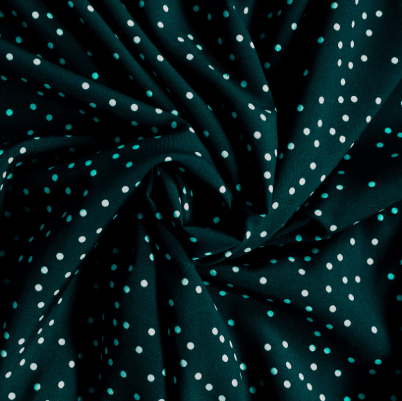 Polka dot long sleeve dress