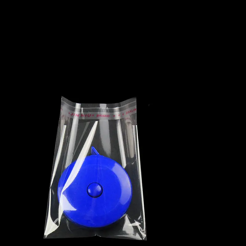 Transparent self-adhesive bag