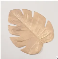 Anti-scalding leaf placemat - Gold - View 1