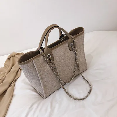 Bucket bag women large capacity single shoulder Khaki - Shop at LoveMi