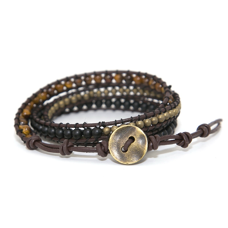 Handmade retro male bracelet