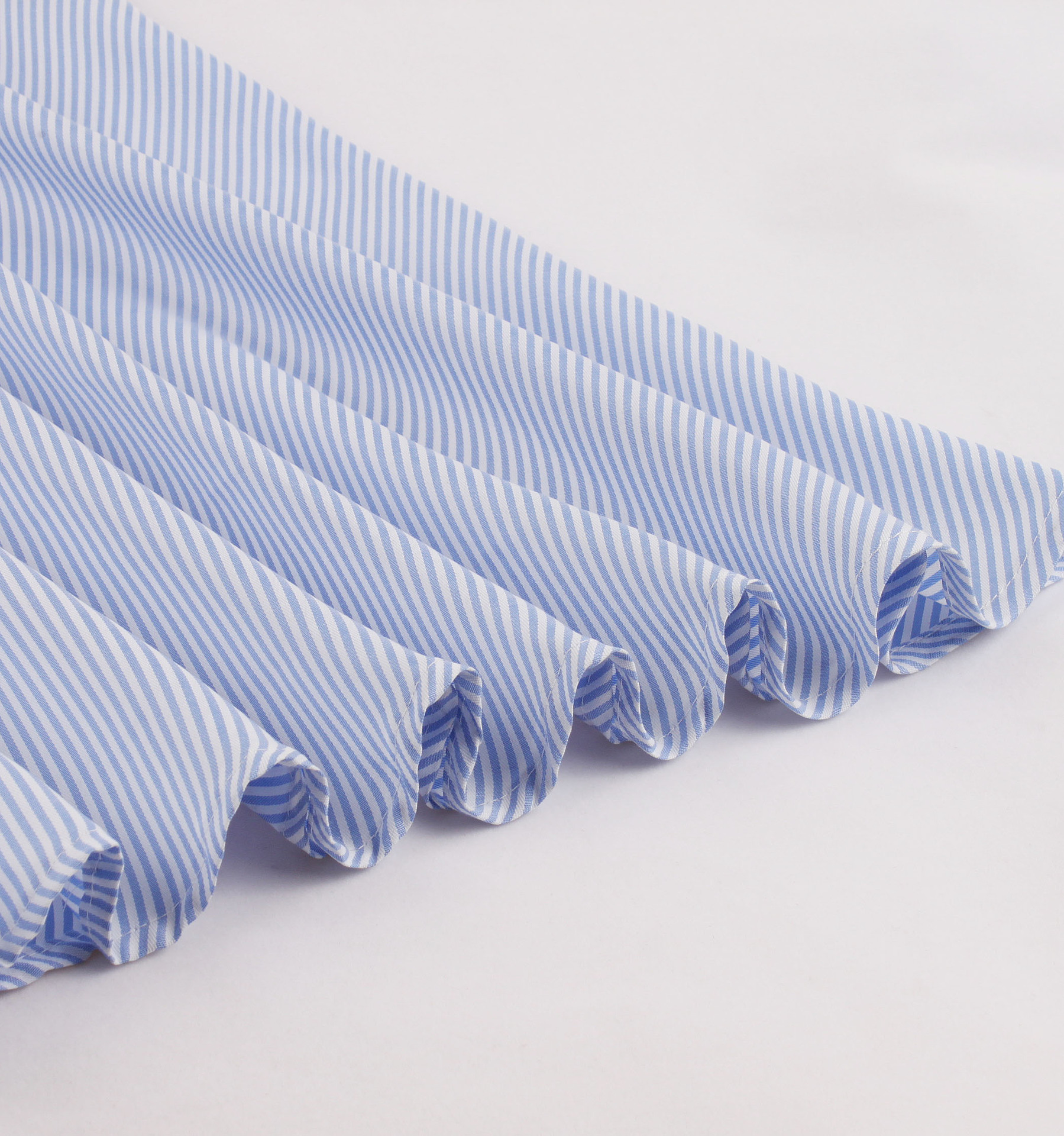 Plus size women's striped ruffled slim retro dress