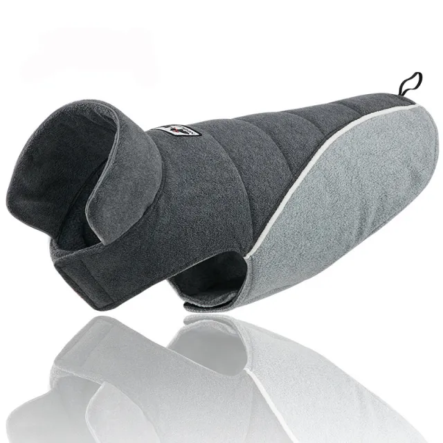 Pet fleece warm cotton coat Grey - Shop at LoveMi