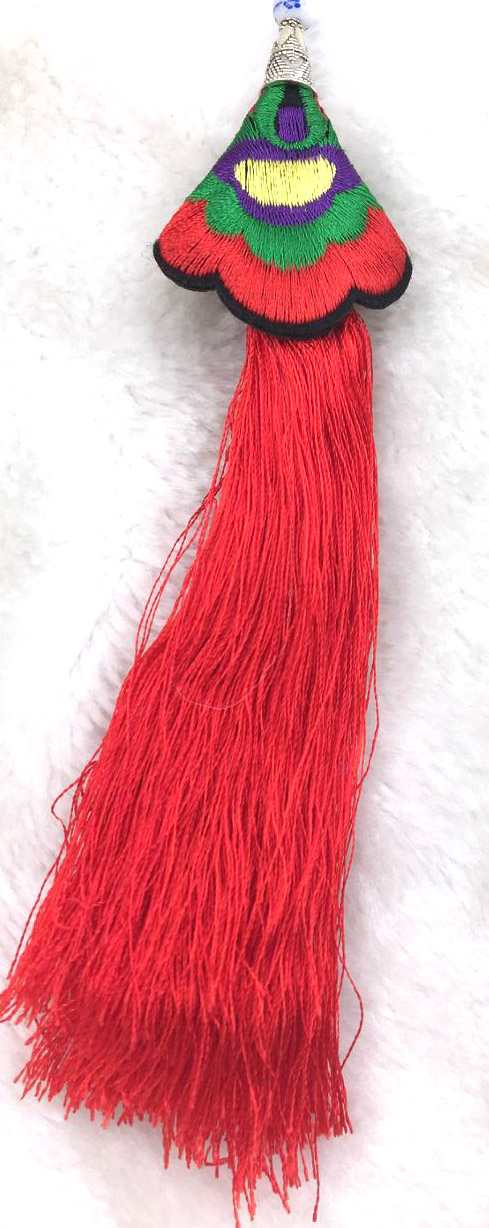 Ethnic style tassel earrings