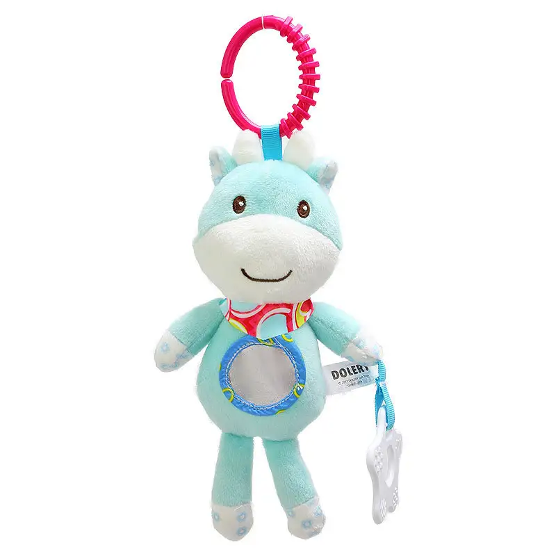 Bed bell plush fabric rattle