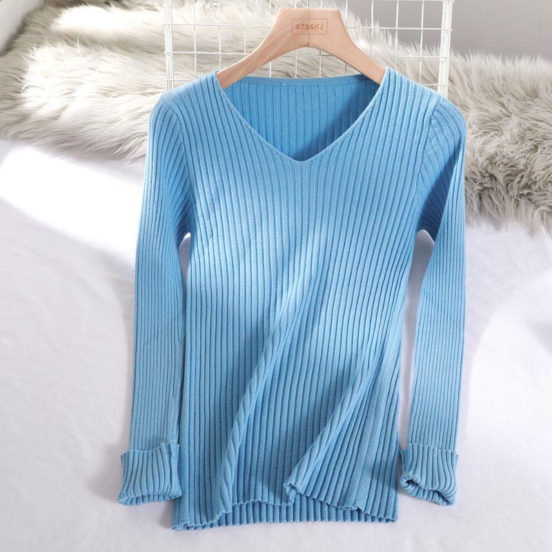 Knitted base sweater slim-fit warmth