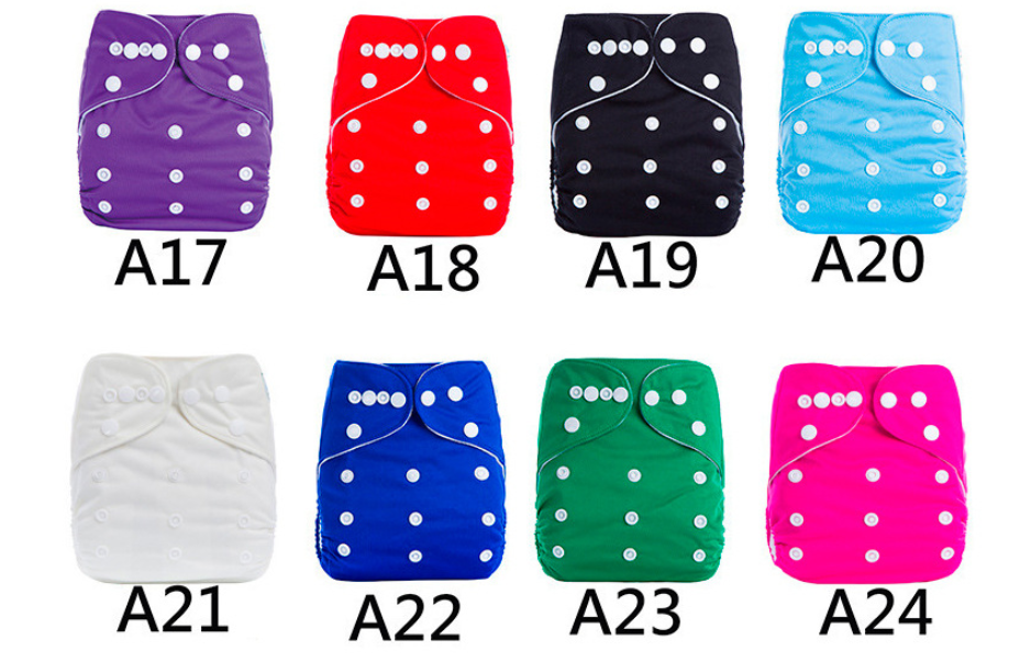 Solid color leak-proof baby diaper pants — foto 8
