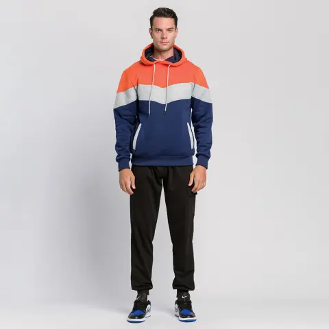 Fashion Pullover Hoodies Sweatshirt for Men Spring Autumn Casual