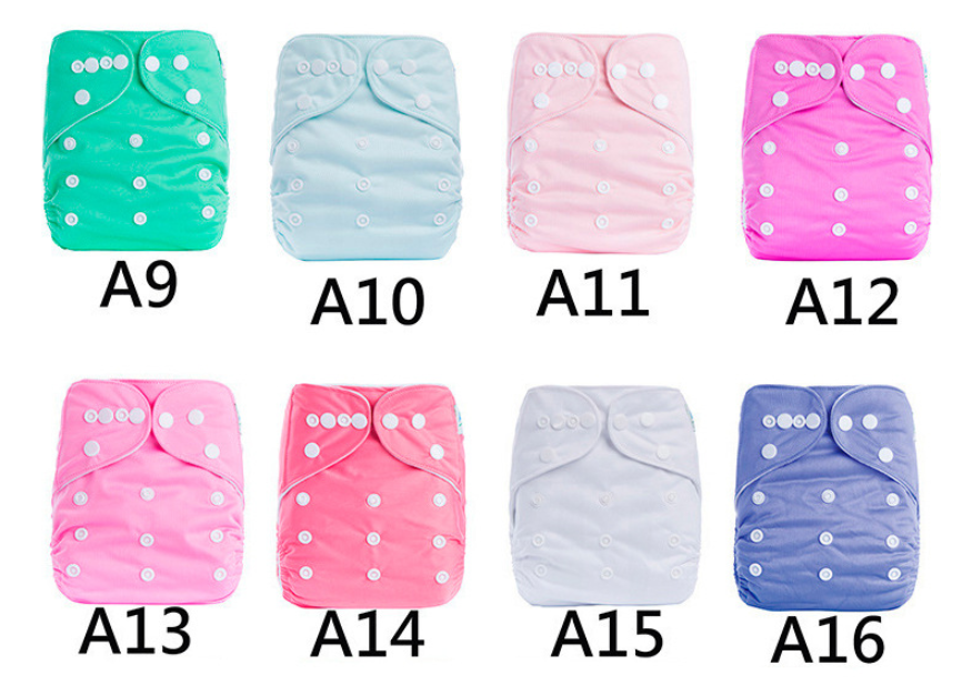 Solid color leak-proof baby diaper pants — foto 9