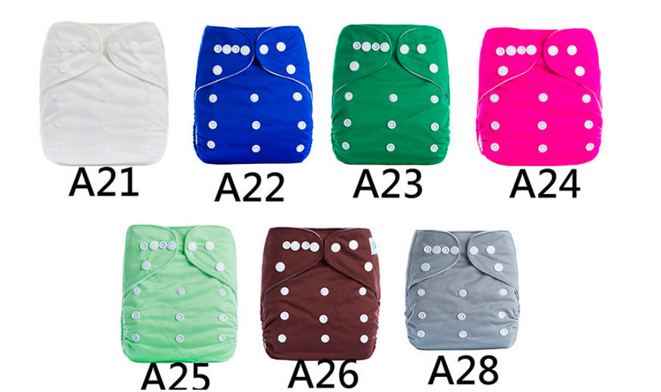 Solid color leak-proof baby diaper pants — foto 5