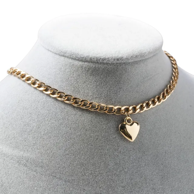 Love Heart Bohemian Choker Necklace for Women Gold - Shop at LoveMi