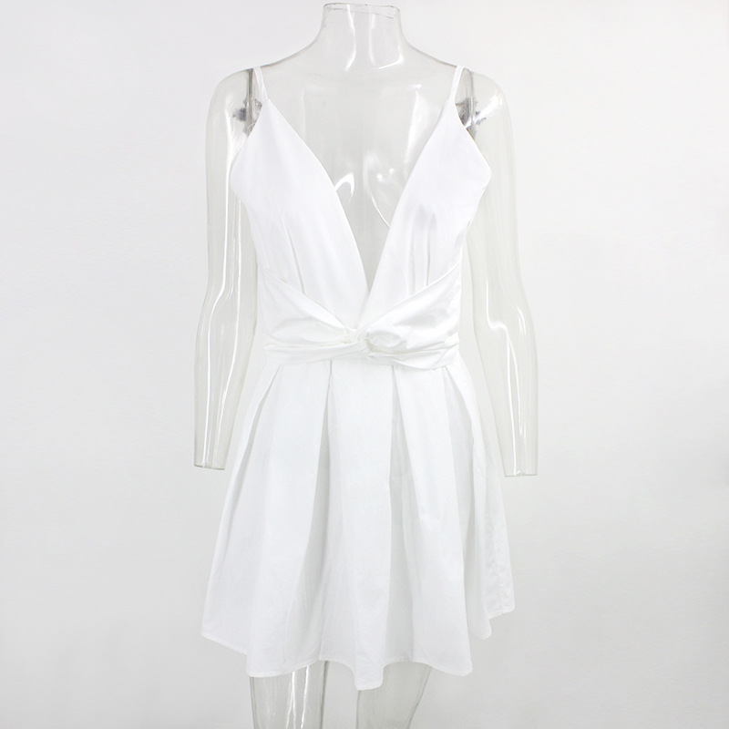 Sling solid color dress