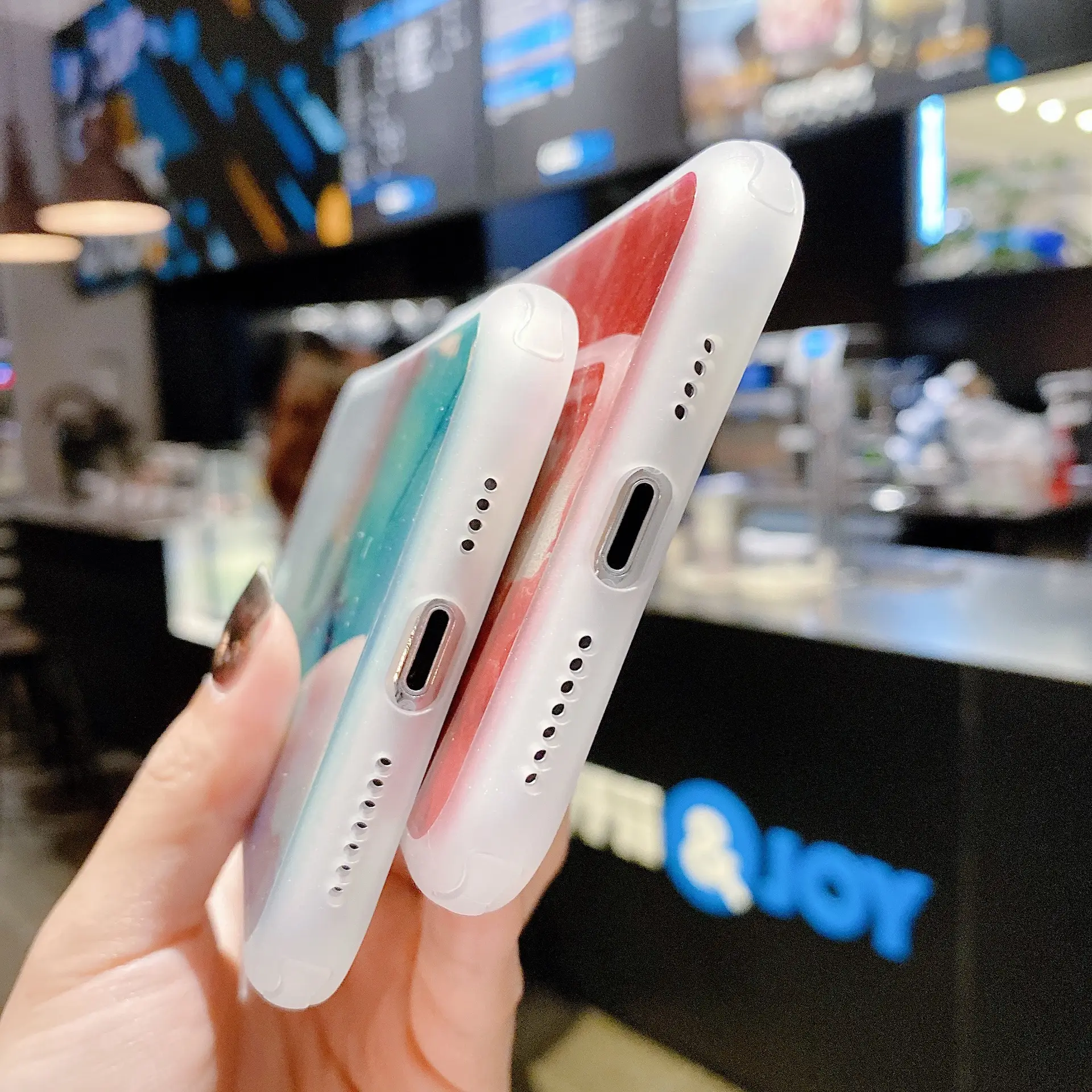 Watercolor imd small waist phone case