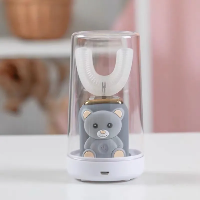 U-shaped electric toothbrush - Grey
