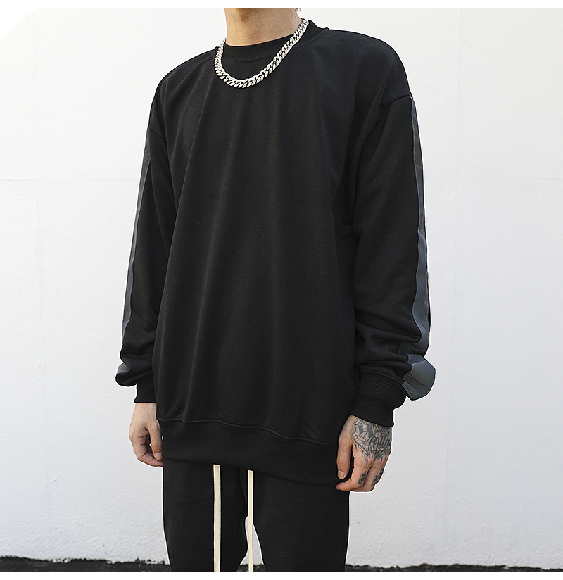 Solid color loose sweater