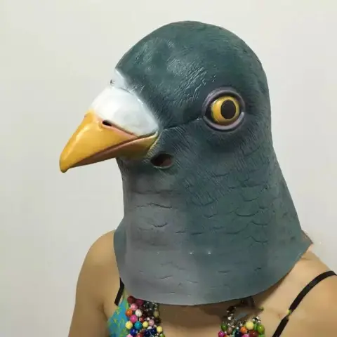 Halloween Cute Green Dove Headgear