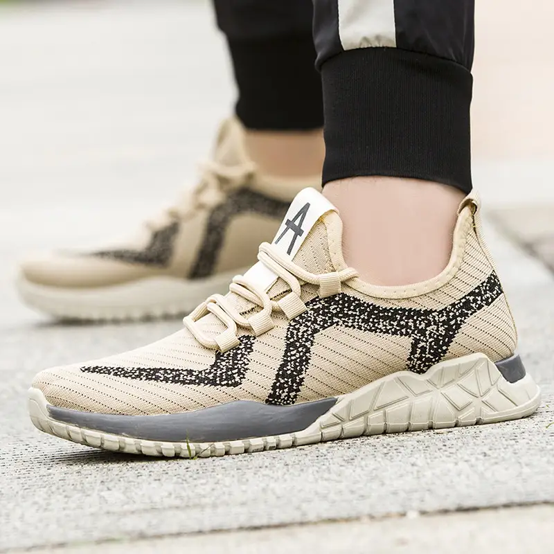Breathable casual flying knit shoes