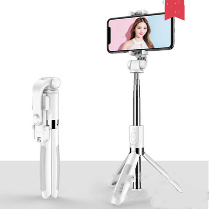Compatible with Apple, Tripod Selfie Stick Mobile Universal Live Triangle Bracke - Picture 20 of 21