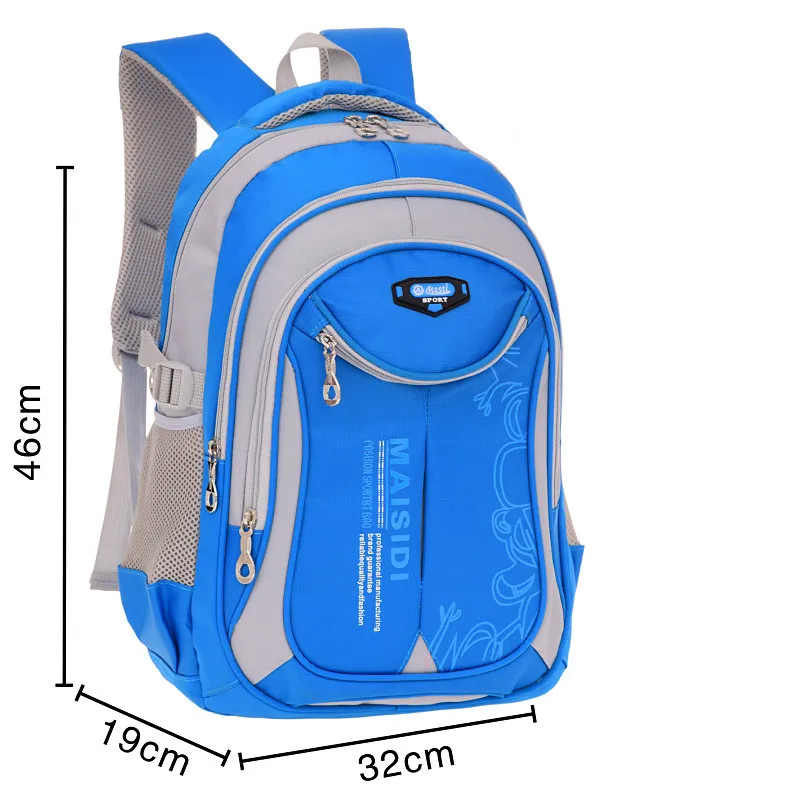 Children's lightweight waterproof schoolbag - Blue