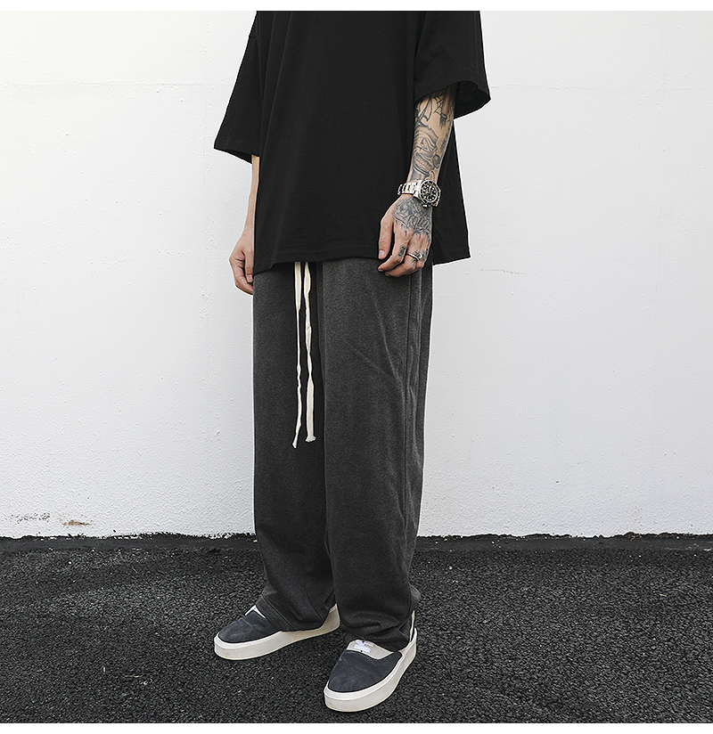 Straight-leg casual sports pants