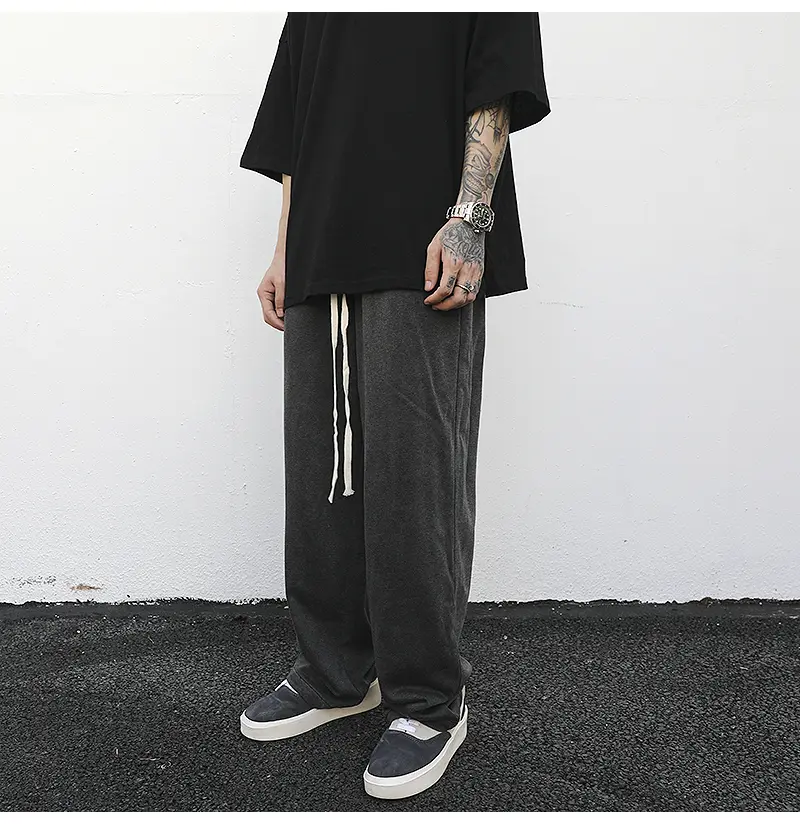 Straight-leg casual sports pants