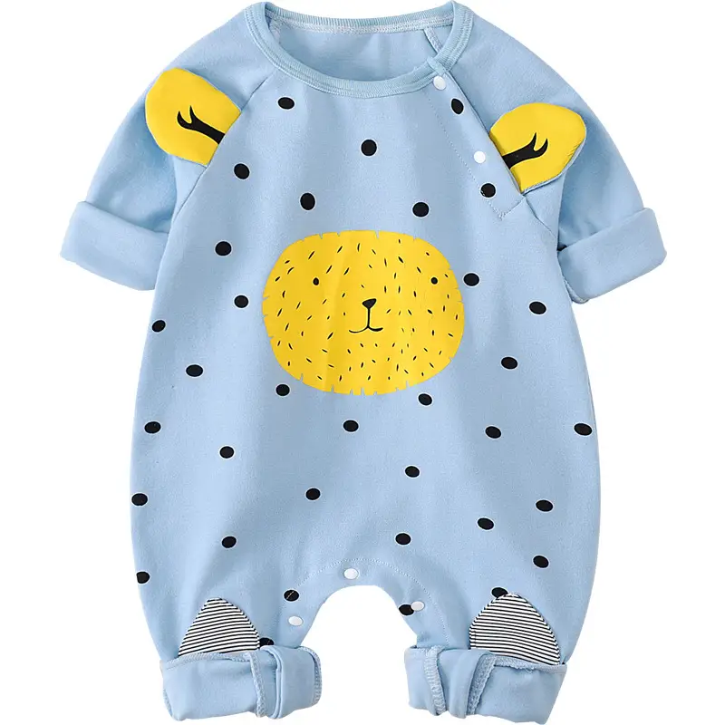 Infant Baby Jumpsuit Romper with Animal Graphic
