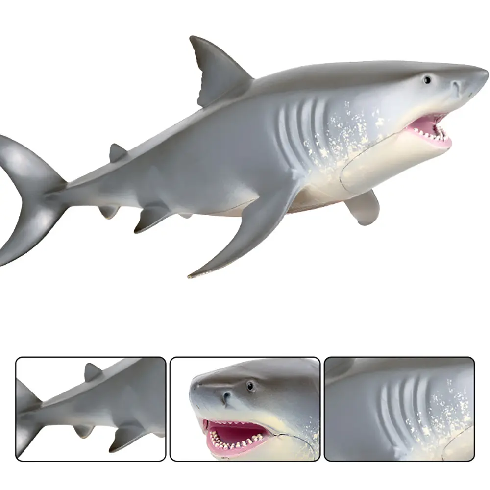 Children's emulation Great White shark  model toy