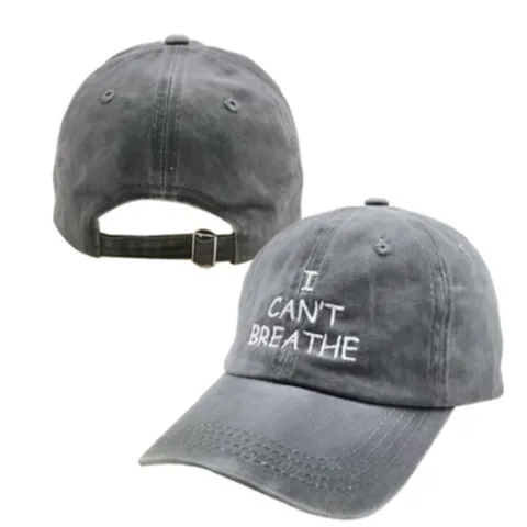 I Can't Breathe Embroidered Baseball Caps