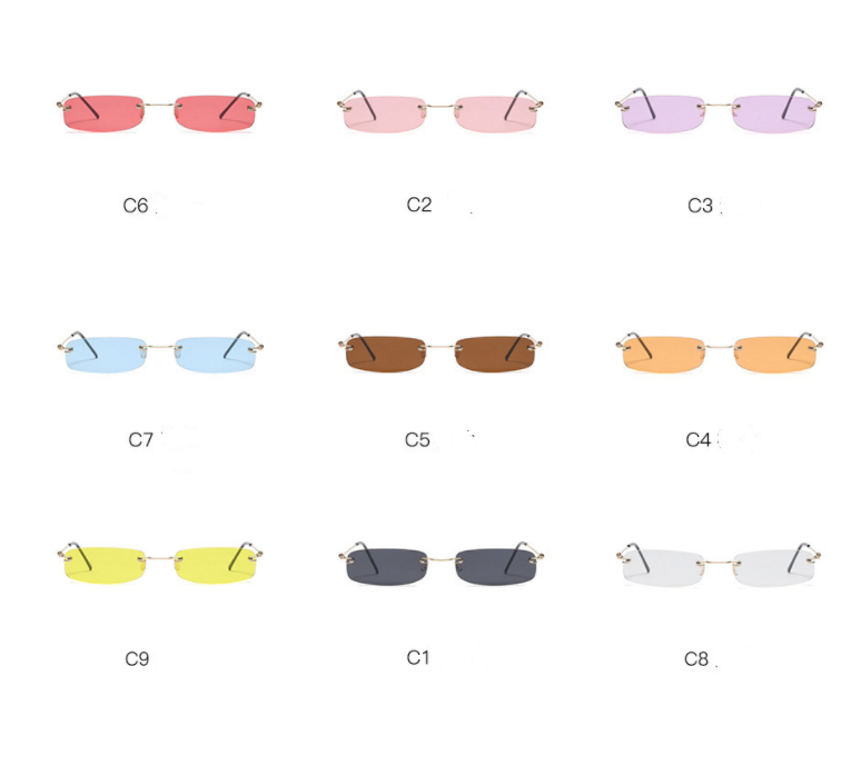 Title 2, Rimless trendy sunglasses