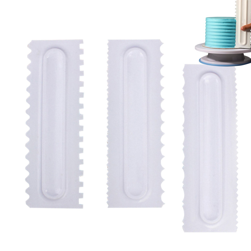 Cream scraper comb plastic scraper