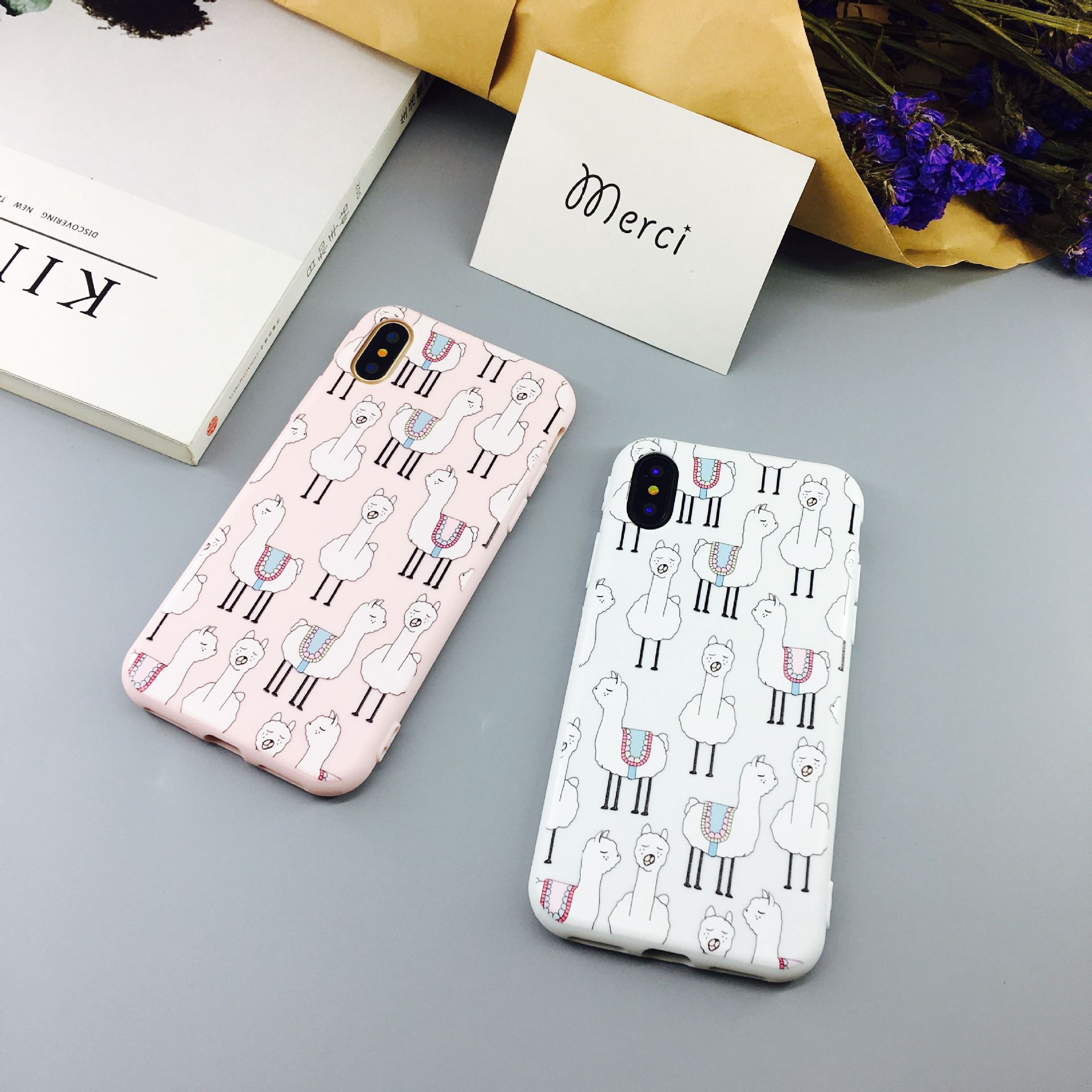 Alpaca grass mud horse animal phone case - Image 2