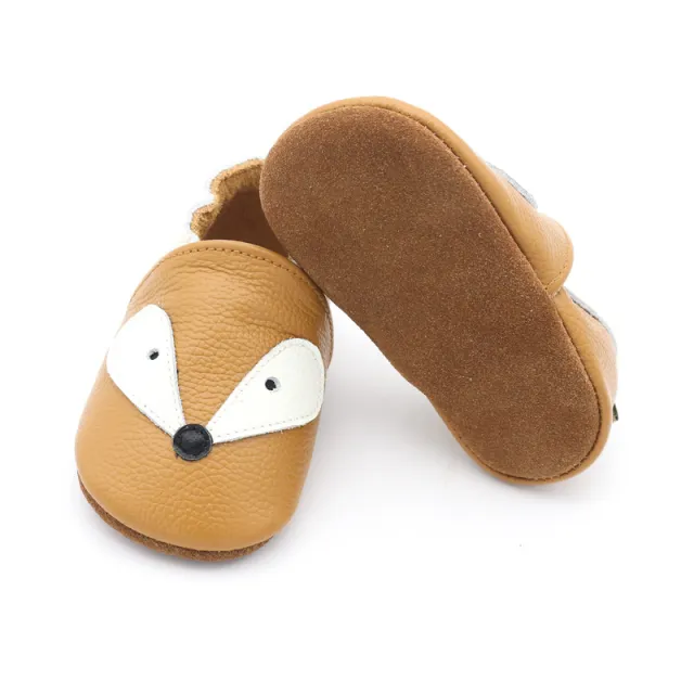 Leather baby shoes Khaki - Shop at LoveMi