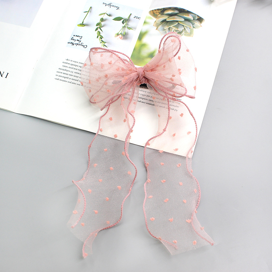 Bowknot lace streamer hair rope