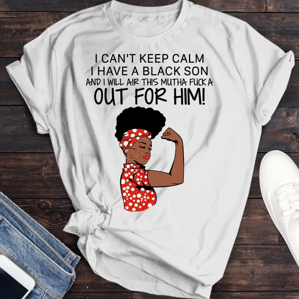 Men's loose plus size printed short sleeves