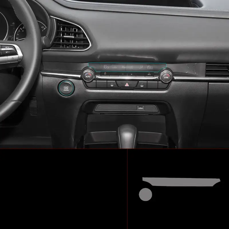Mazda CX-30 modified interior protective film