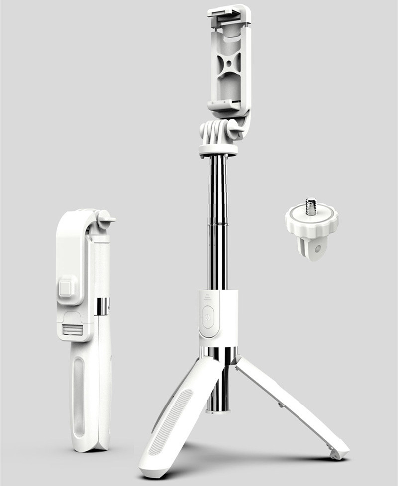 Compatible with Apple, Tripod Selfie Stick Mobile Universal Live Triangle Bracke - Picture 18 of 21