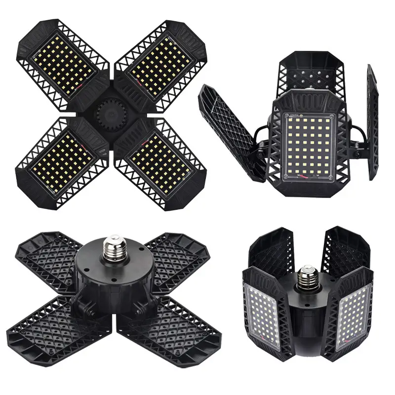 Four leaf folding deformation lamp