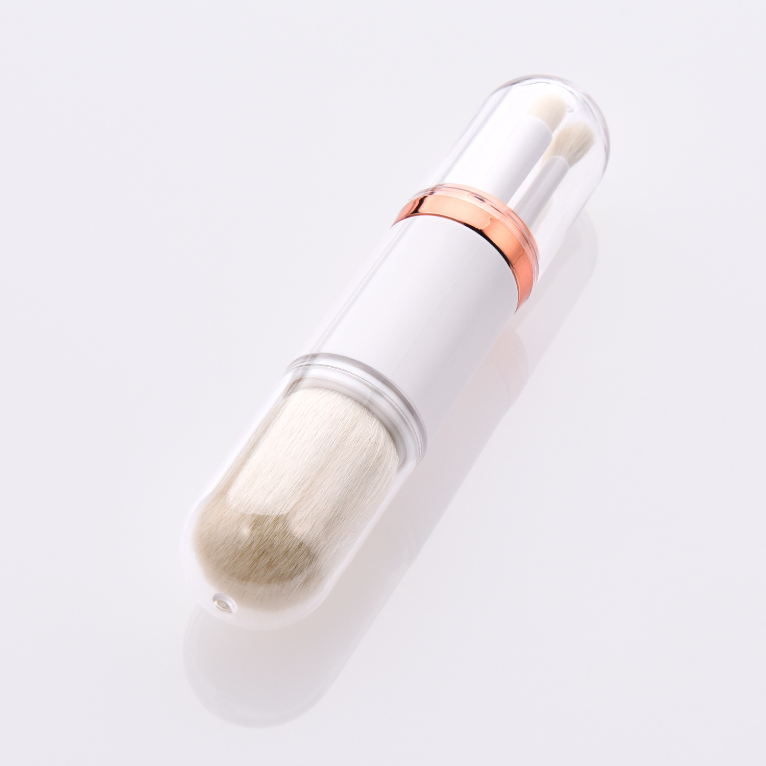 Retractable double head makeup brush White - Shop at LoveMi