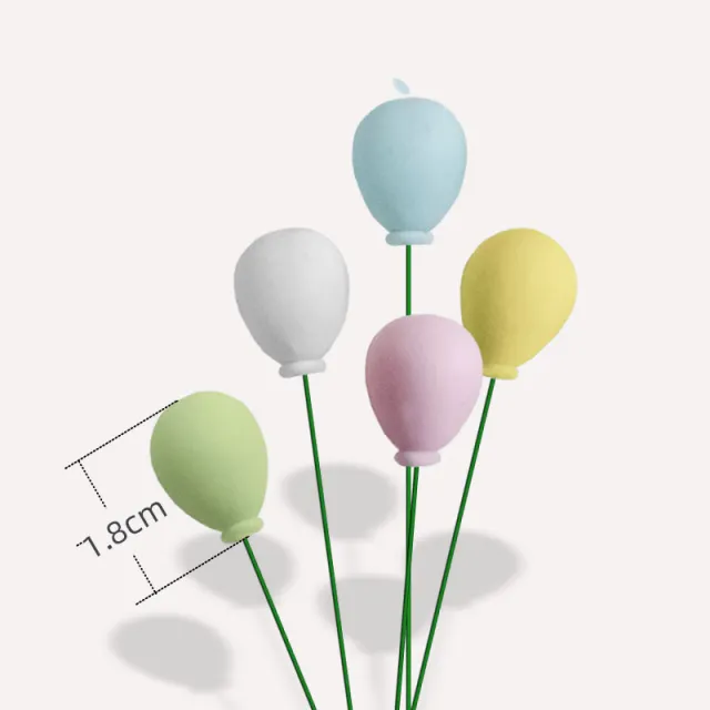 Soft clay colored balloon series plug in 7Style - Shop at LoveMi