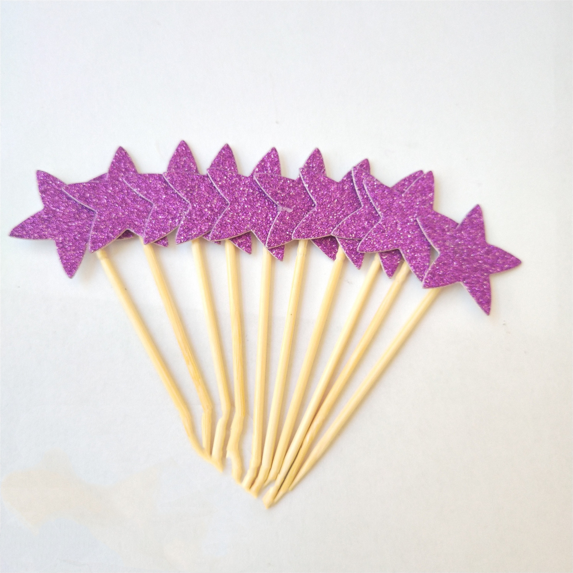 Five pointed star purple