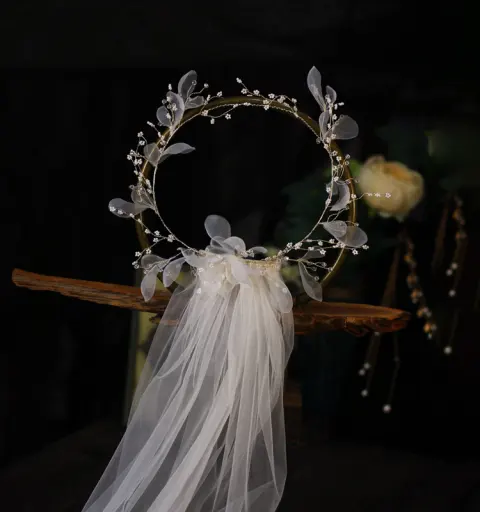 Bridal Wreath Veil Wedding Dress Accessories
