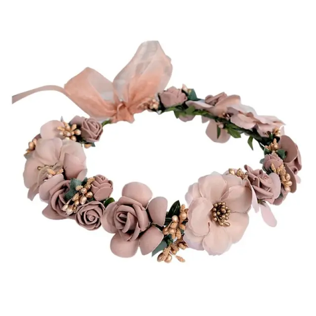 Wedding Garland Flower Crown Coffee - Shop at LoveMi