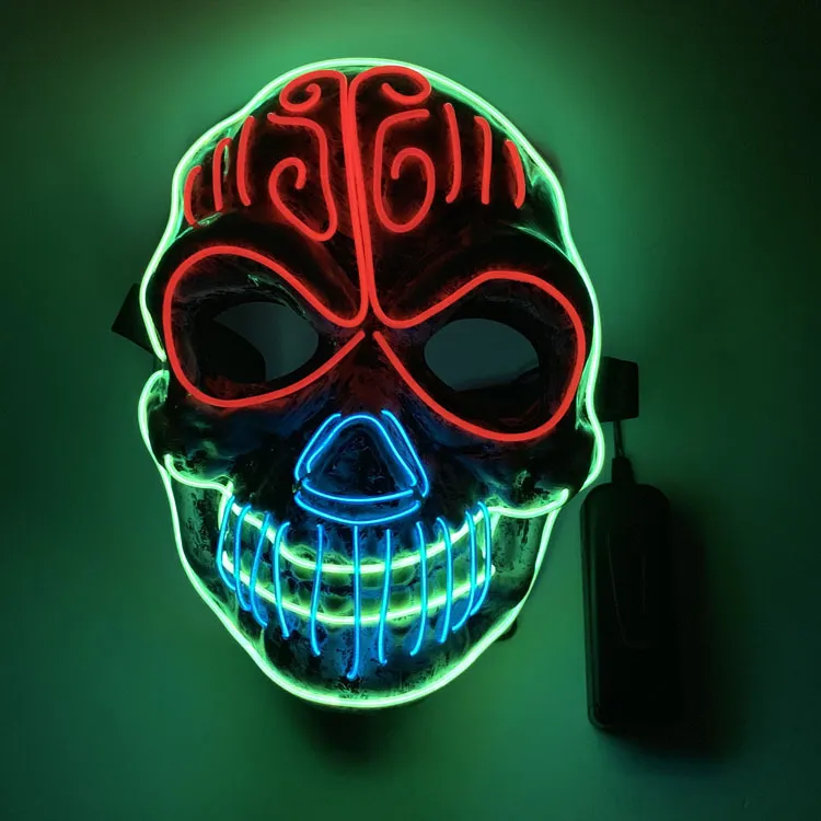 Halloween LED luminous mask – image 3