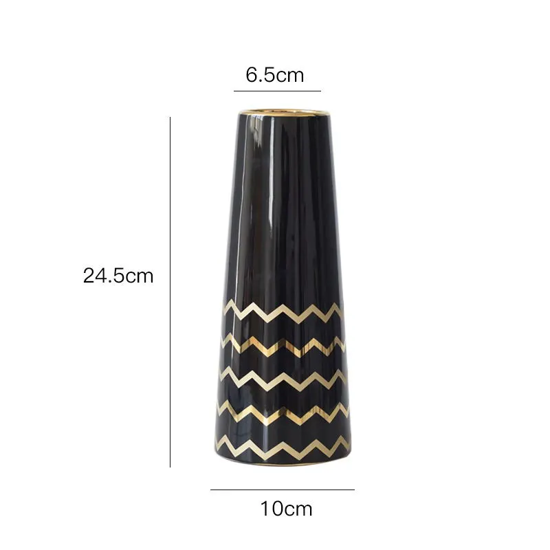 Vase decoration - Black A