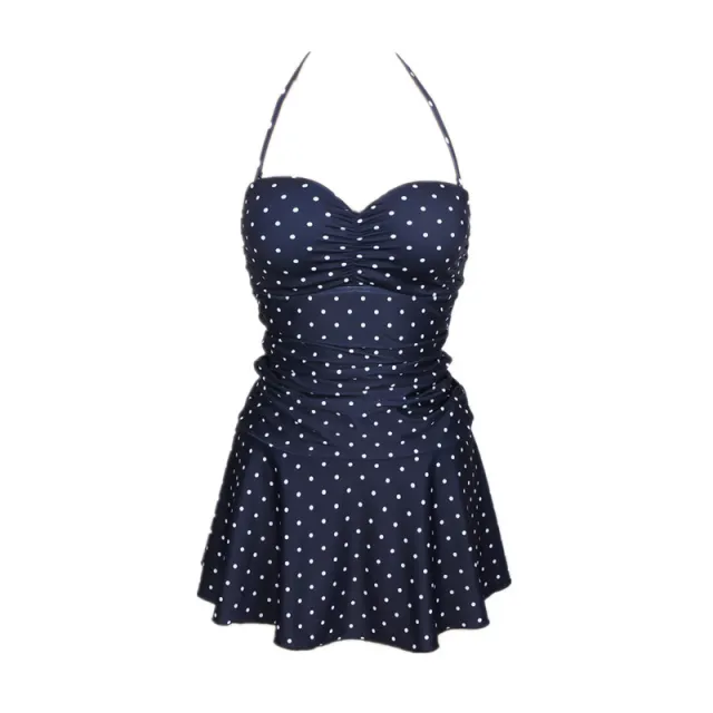 Polka dot halter bikini Black - Shop at LoveMi